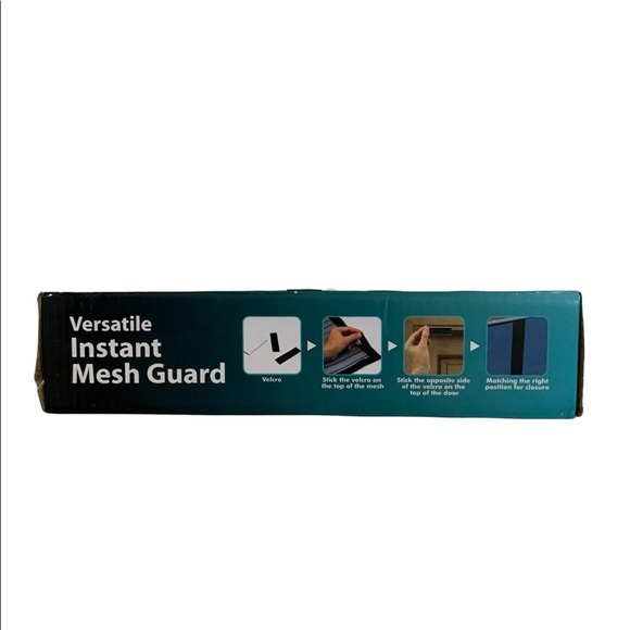Magnetic Screen Door Versatile Instant Mesh Guard 30x83 - Picture 6 of 8